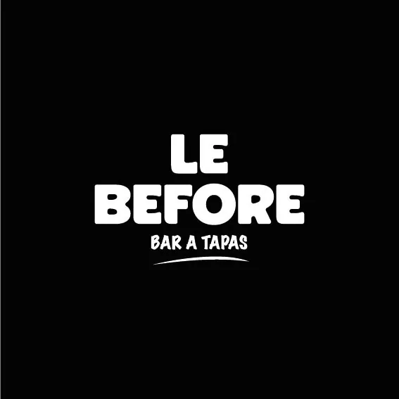 Logo Le Before sur fond noir